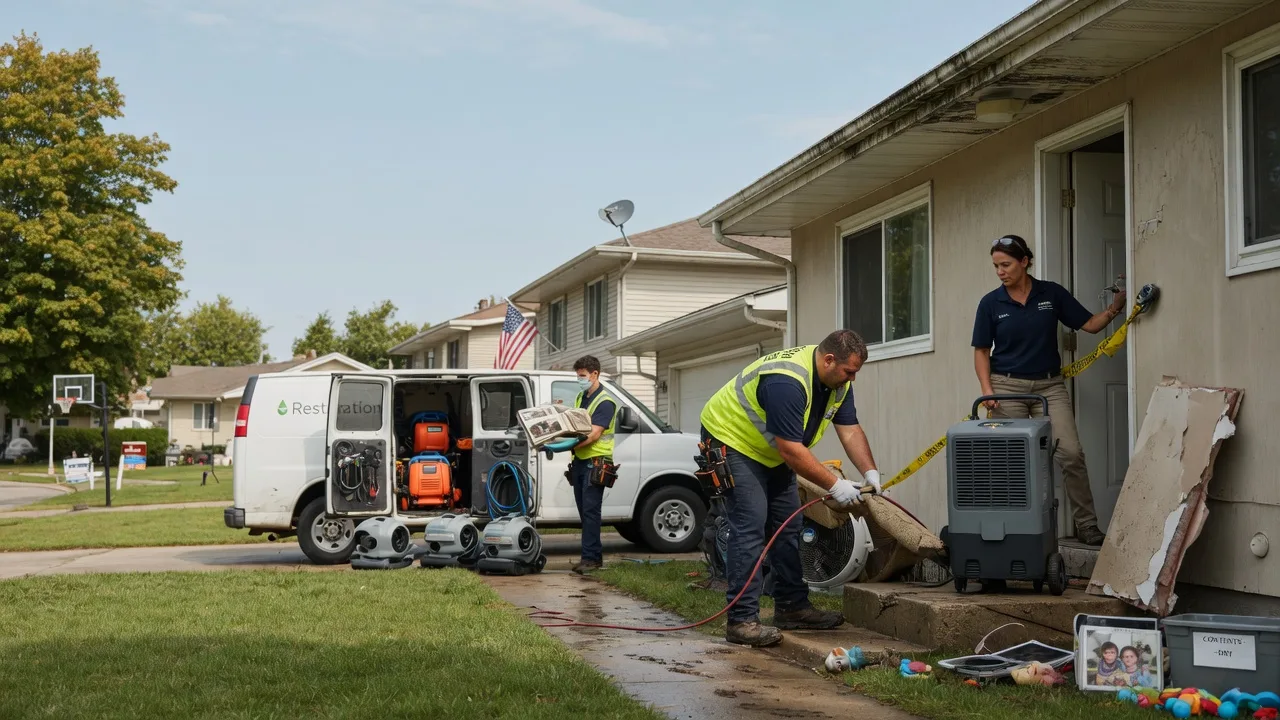 Water Damage Restoration in Many, LA near me